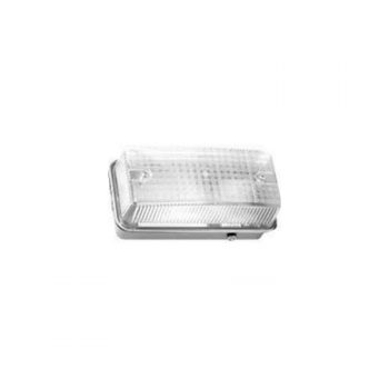 Bulkhead Glass 2x9w PL + Globes