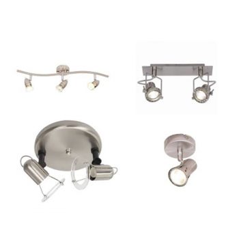 Ceiling Light Spot Chrome 3W Flatbac BRI