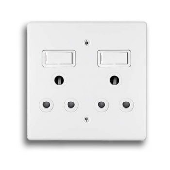 Socket SW DBL 4x4 OY DED CLA RD NC 6898D