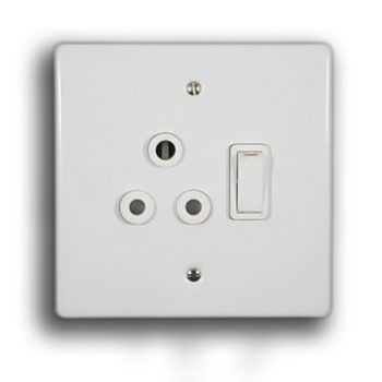 Socket SW SGL 4x4 OY CLA Wht NC 6861