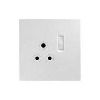Socket 4x4 Single Wh Topaz CT