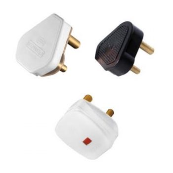 Plug Top 16a 3-pin PVC White